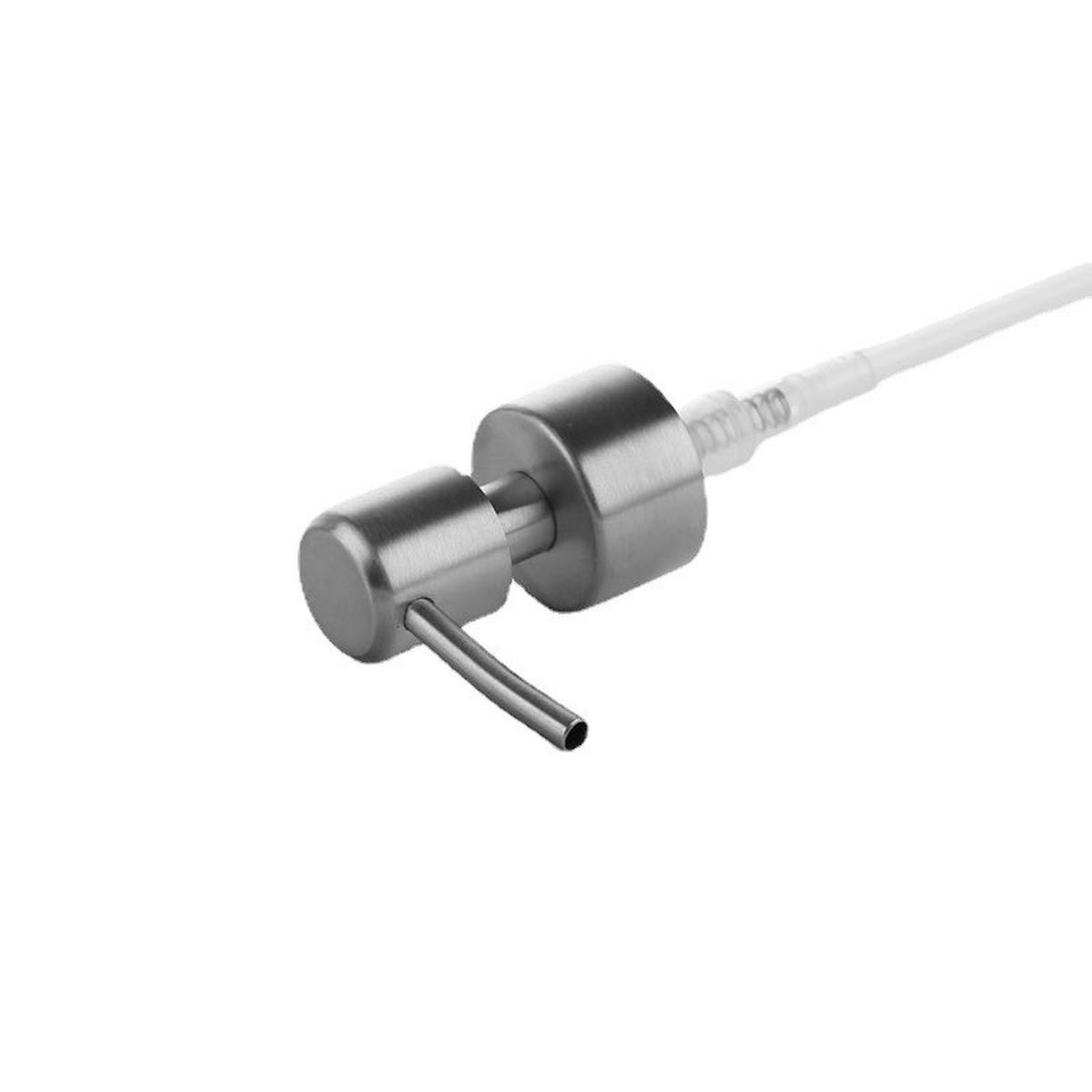 SEIFENSPENDER , 350-ml-Seifenspender aus Edelstahl - Transparent, Metall (6.6/17.1/6.6cm) - BELZ
