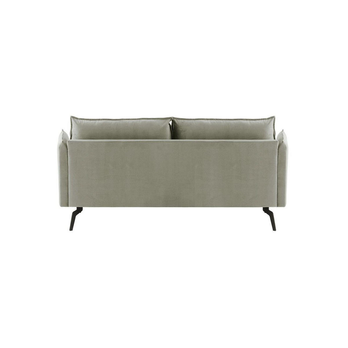 SOFA Layla 2,5-Sitzer-Velluto 15 - Hellgrau, Holz/Textil (197/95/98cm)