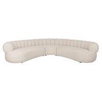 ECKSOFA 7-SITZER Duvane Beige - Beige, Kunststoff (286/286cm) - Dutchbone