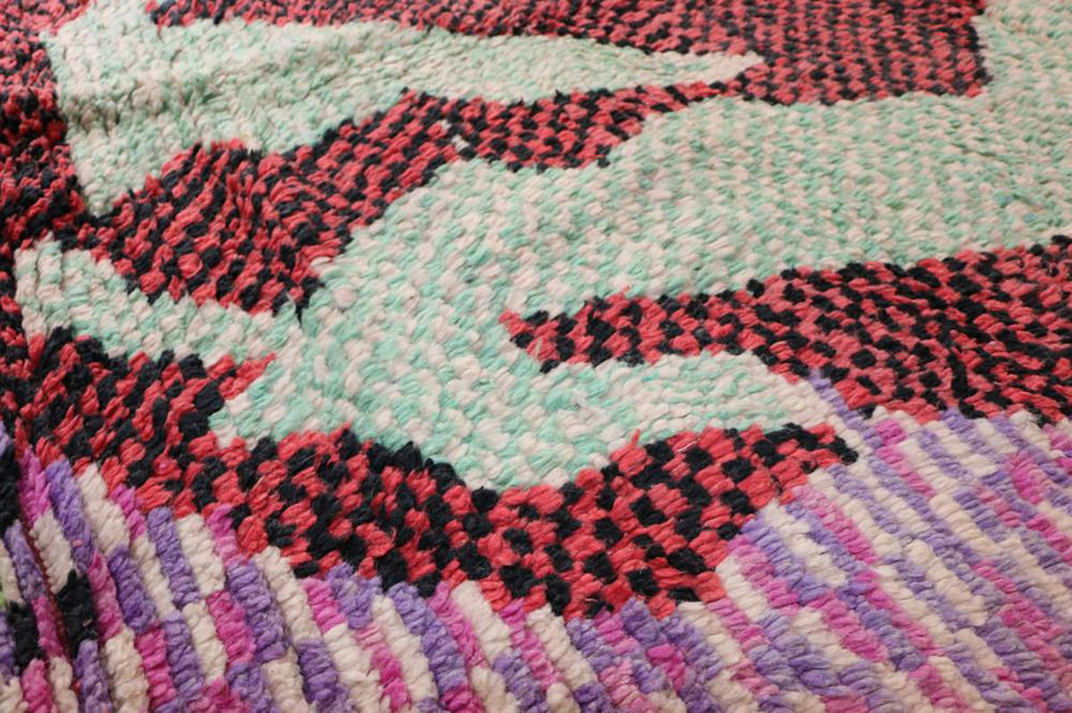 BERBERTEPPICH aus Marokko aus reiner Wolle 200x 300 cm - Multicolor, Naturmaterialien (200/300cm) - AFK Living