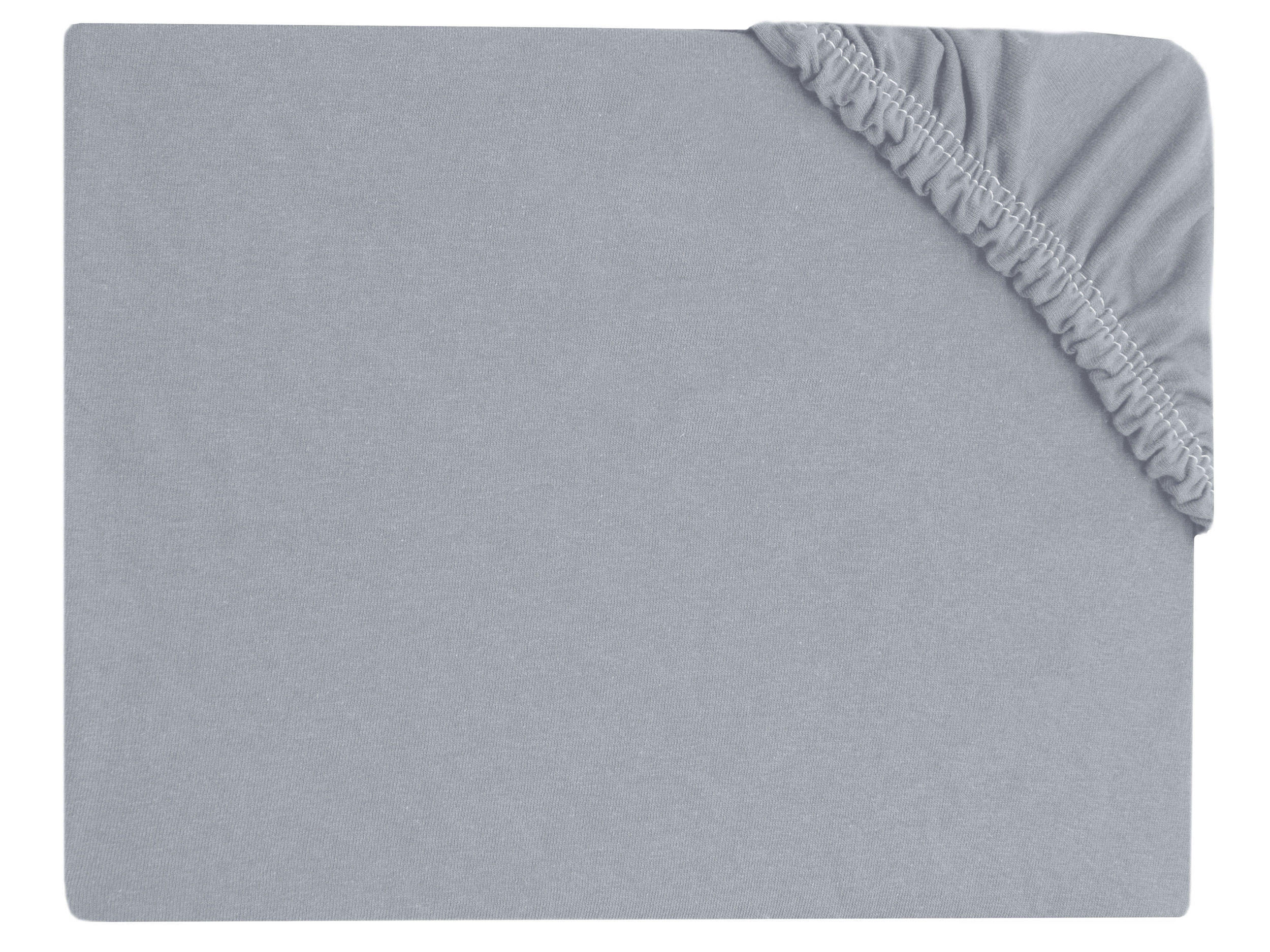SPANNBETTLAKEN, 180x200 cm, 100% Baumwolle, Hellgrau - Hellgrau, Textil (180/200cm) - Zollner