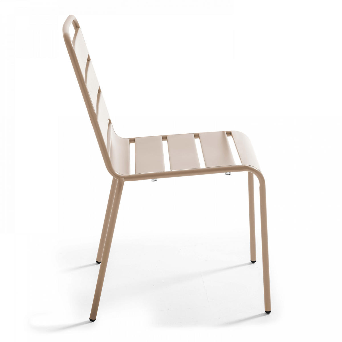 GARTENSET 3-tlg, Taupe - Taupe, Metall - Oviala