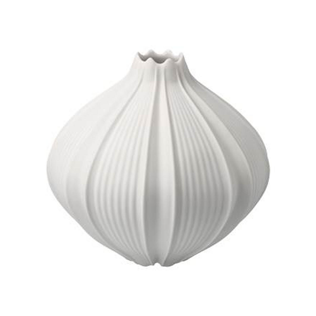 VASE Bahar, Biskuit-Porzellan, weiß, H 12 cm - Weiß, Keramik (12cm) - Goebel