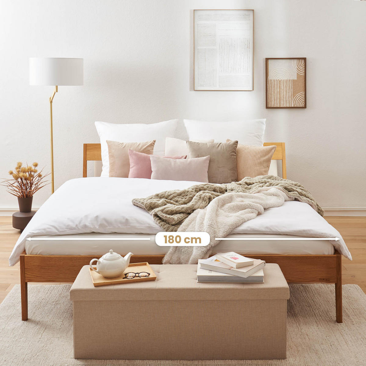 SITZBANK 110/38/38 cm + 2 extra Boxen, Beige - Beige, Kunststoff (38/38/110cm) - Blumtal