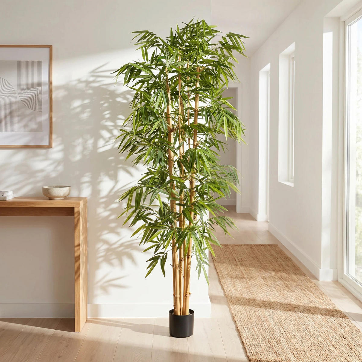 KUNSTBAUM Künstlicher Bambus – Kenai 150 cm - Grün, Kunststoff (150cm) - aplanta