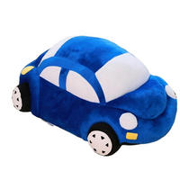 KUSCHELTIER Auto Käfer 35 cm Blau - Blau, Textil (10/25cm)