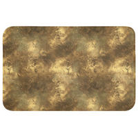 WC PŘEDLOŽKA Antique - metalický vzhled - Gold 80x50 cm - zlatá, textil/plast (80/1cm) - OnlyWow