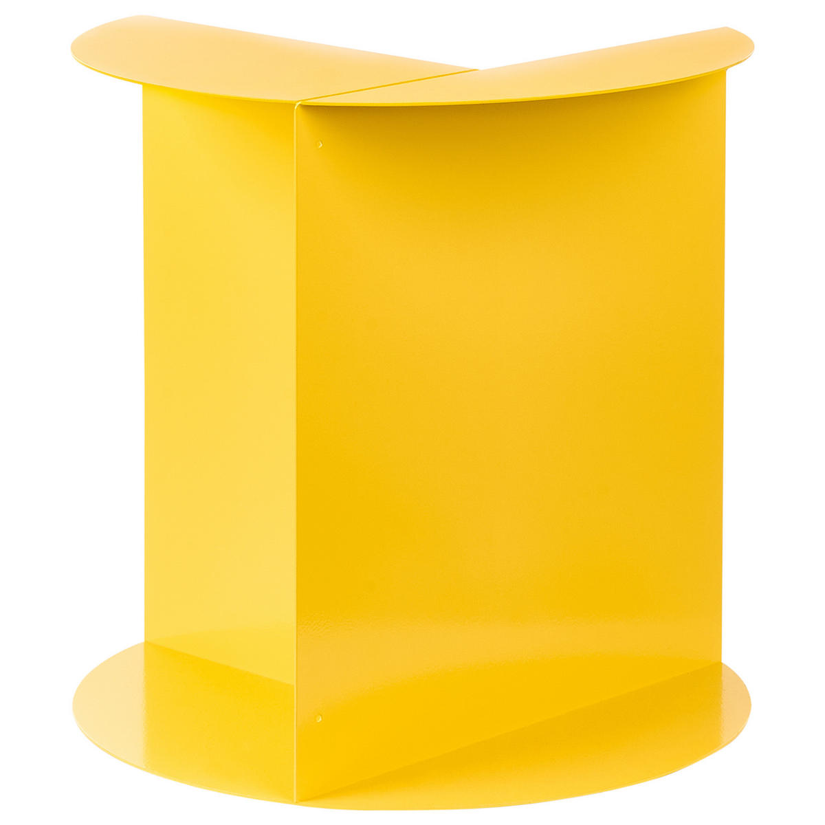 BEISTELLTISCH Metall Gelb Taggart - Gelb, Metall (40/40/45cm) - Beliani