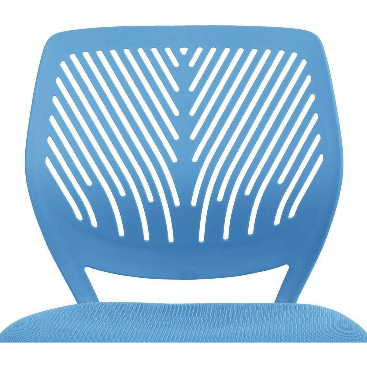 BÜROSTUHL 2er Set Blau Verstellbar Ergonomisch - Blau, Kunststoff (38.5/75/40cm)