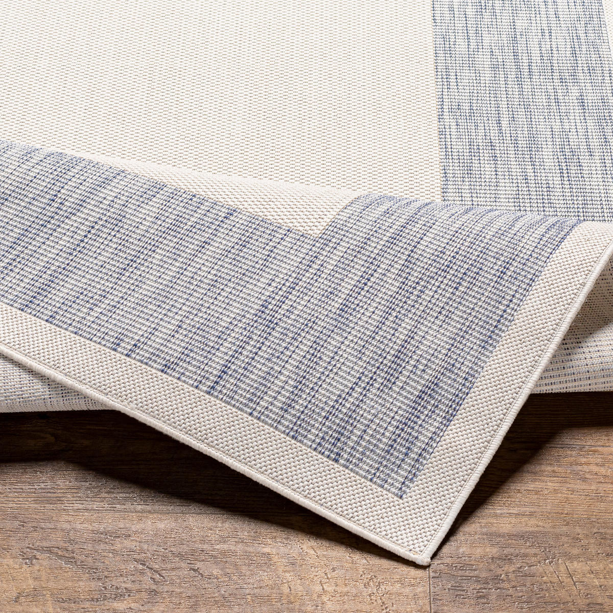 OUTDOORTEPPICH 200/275 cm Beige - Blau, Naturmaterialien/Textil (200/275cm) - LIVABLISS