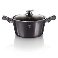 TOPF Graphit 20/20/10.4 cm BH6892 - Graphitfarben, Metall (20cm) - Berlinger Haus