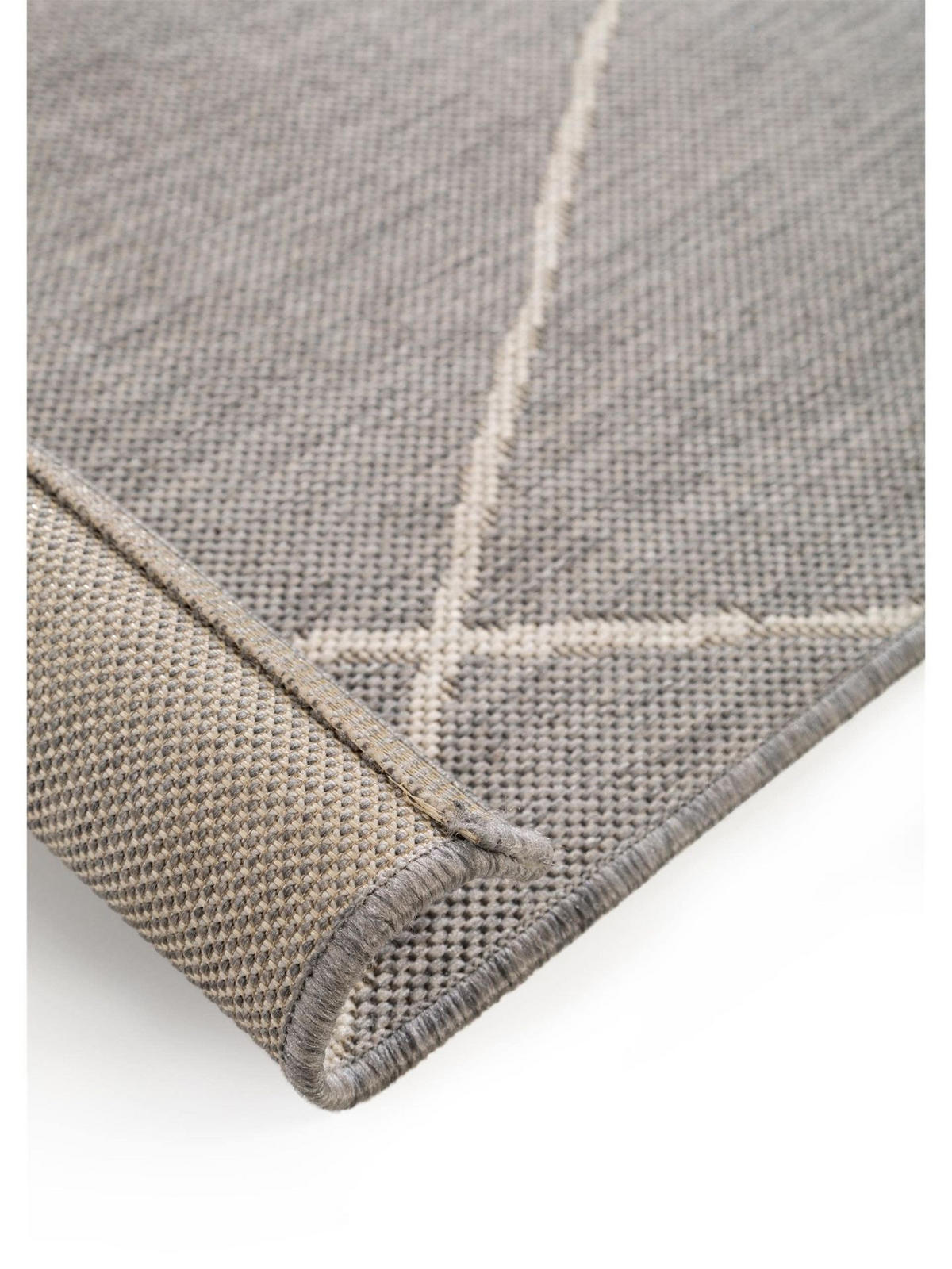 OUTDOORTEPPICH Metro Grau 200x290 cm - Grau, Kunststoff (200/1cm) - KUNSTLOFT