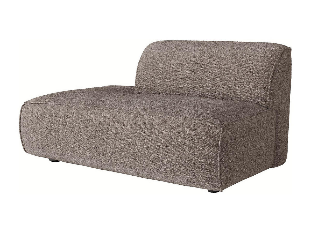 RECAMIERE ohne Schlaffunktion - 1 Person - stoff - taupe Camilio - Taupe, Textil (130/74/97cm) - Vente-Unique