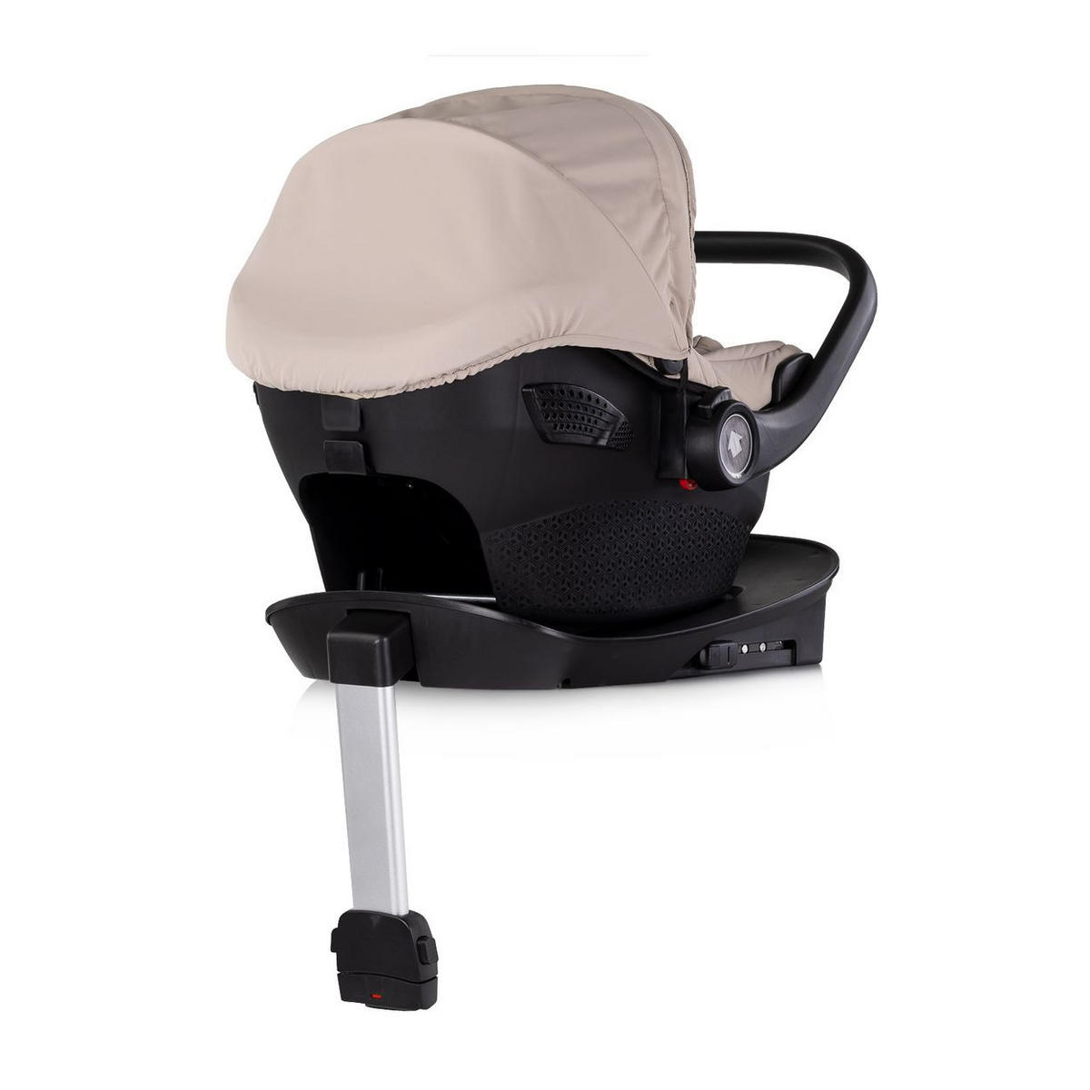 BABYSCHALE Set Isofix Pearl hellbraun i-Size (40-85cm) Isofix-Basis-Station Adapter - Braun, Kunststoff (43/56/60cm) - Chipolino