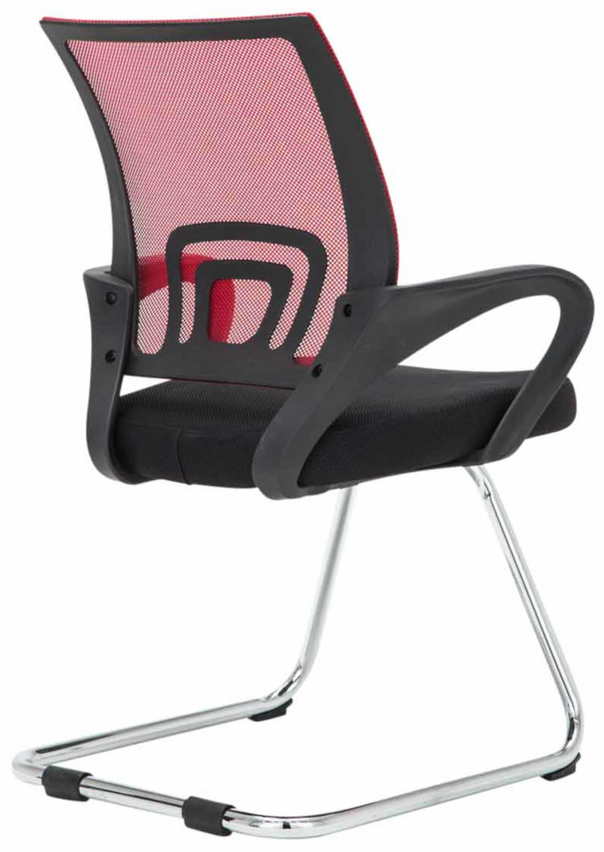 SCHWINGSTUHL 2er Set Stoff rot - Rot, Textil/Metall (59/91/53cm) - CLP