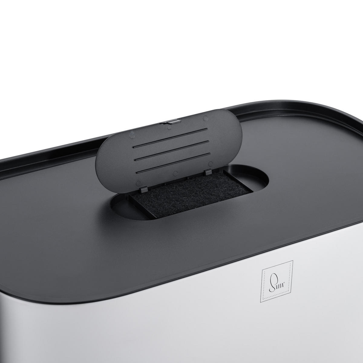 MÜLLEIMER MLT2X30 - Weiß, Metall (57.5/68.5/37.5cm) - SVITA