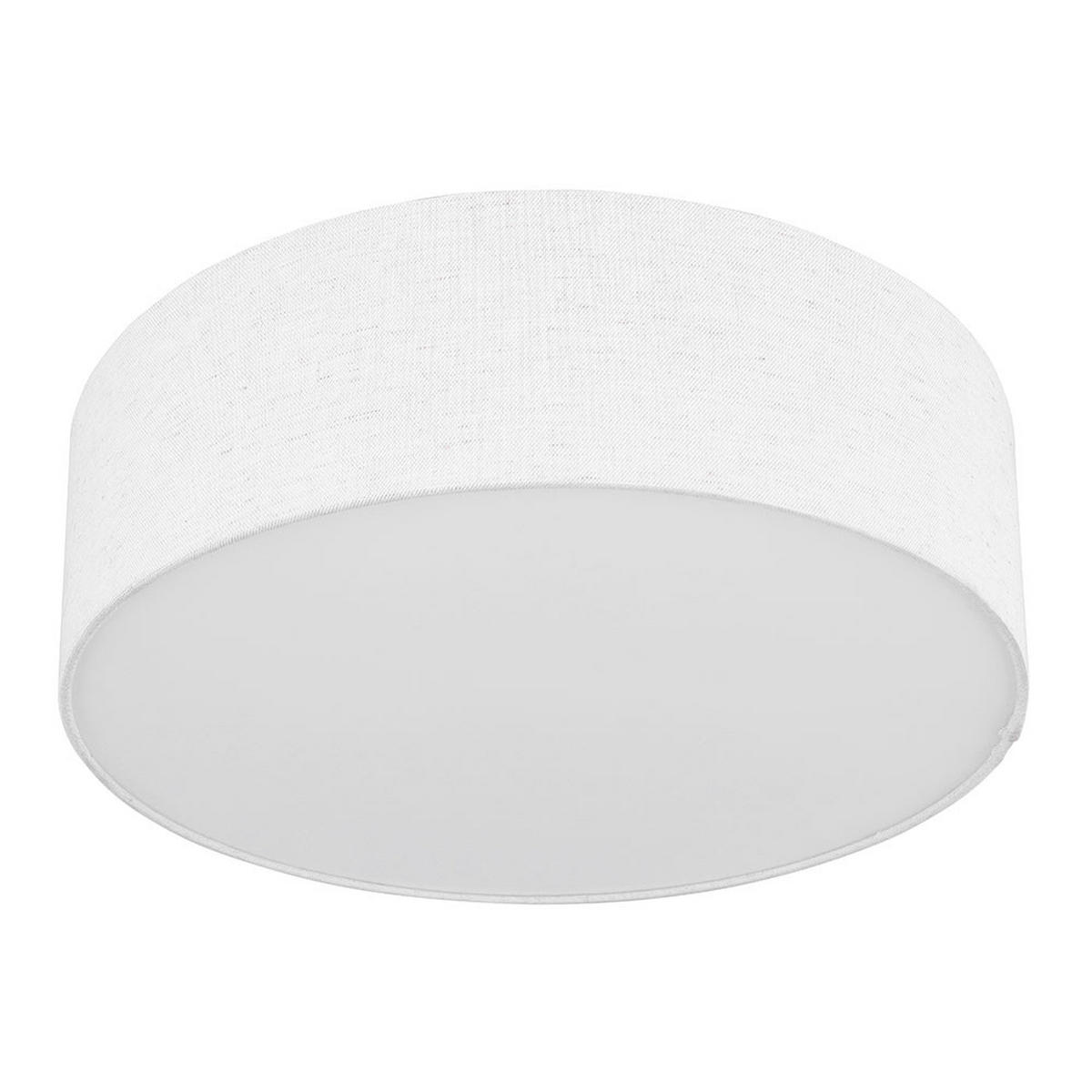 DECKENLEUCHTE AVA Textil Beige - Beige, Metall (40/40/12cm) - Globo Lighting