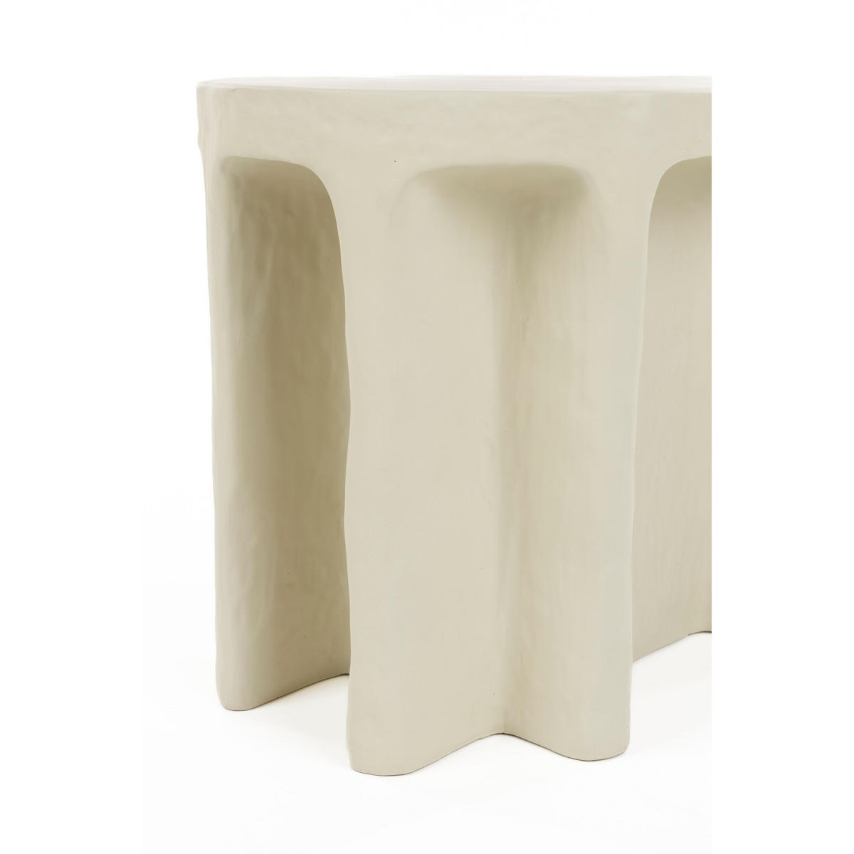BEISTELLTISCH Born To Be Alive Ovaal 60x45 cm Beige - Beige, Naturmaterialien (60/45/40cm) - Bold Moneky