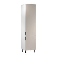 HOCHSCHRANK D60T P/L AX – Sorento Weiß Beige – Weiß / Beige - Beige/Weiß, Holzwerkstoff (60/247/58cm) - ROYAL24_MARKT