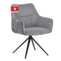 ESSZIMMERSTUHL PULA - Grau, Metall (64/89/64cm) - Albatros