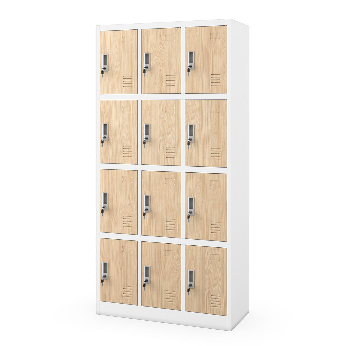 SCHLIESSFACHSCHRANK Marcin - Beige, Metall (90/185/40cm) - Jan Nowak