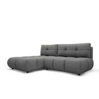 ECKSOFA Milorya Anthrazit - Anthrazit, Textil (230/90/170cm) - Pillovely