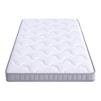 TASCHENFEDERKERNMATRATZE 90/200 cm Weiß, Härte H3 - Weiß, Textil (90/200cm) - Oxeza