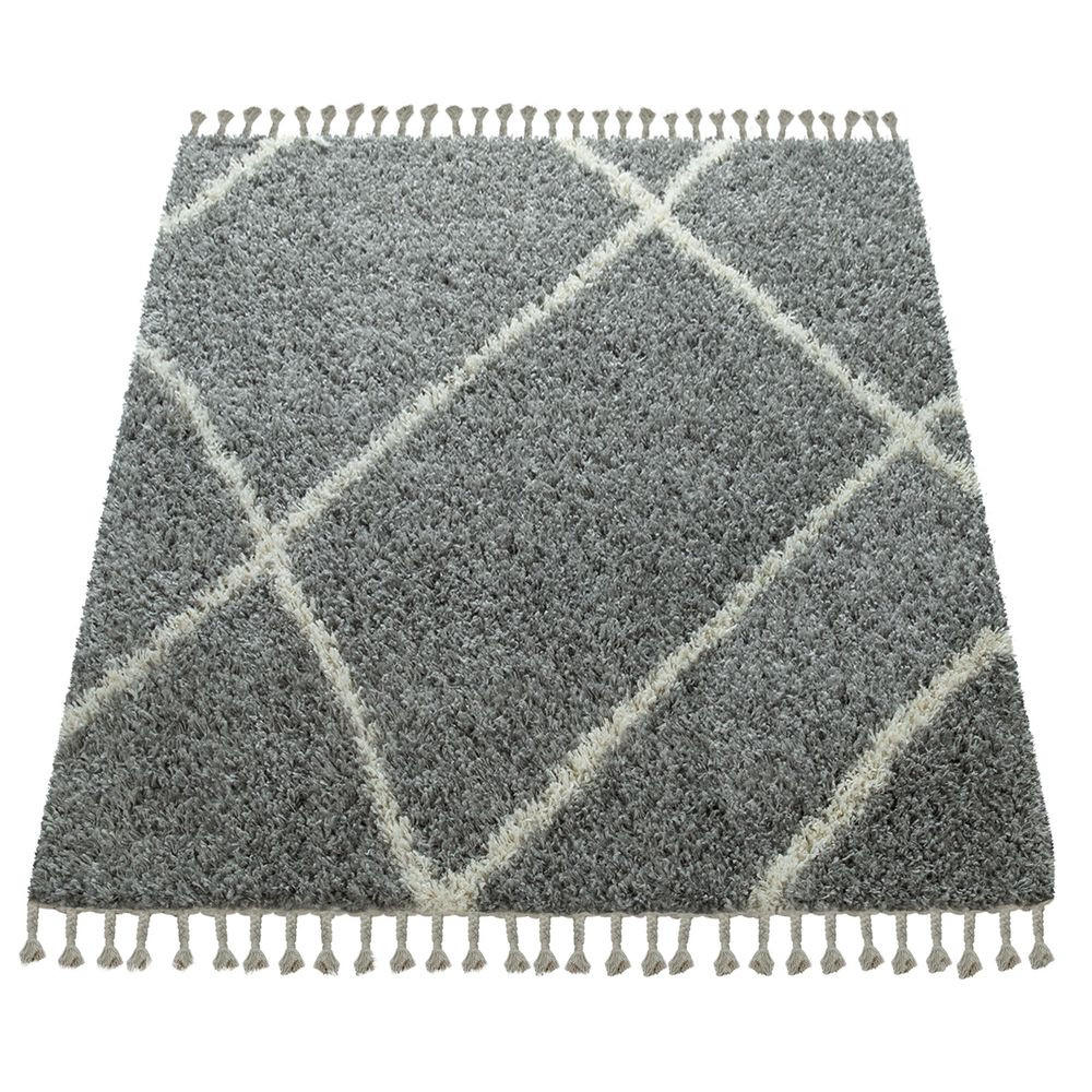 HOCHFLORTEPPICH 120/170 cm Helsinki 531 - Grau, Textil (120/170cm) - Paco Home