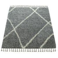 HOCHFLORTEPPICH 120/170 cm Helsinki 531 - Grau, Textil (120/170cm) - Paco Home