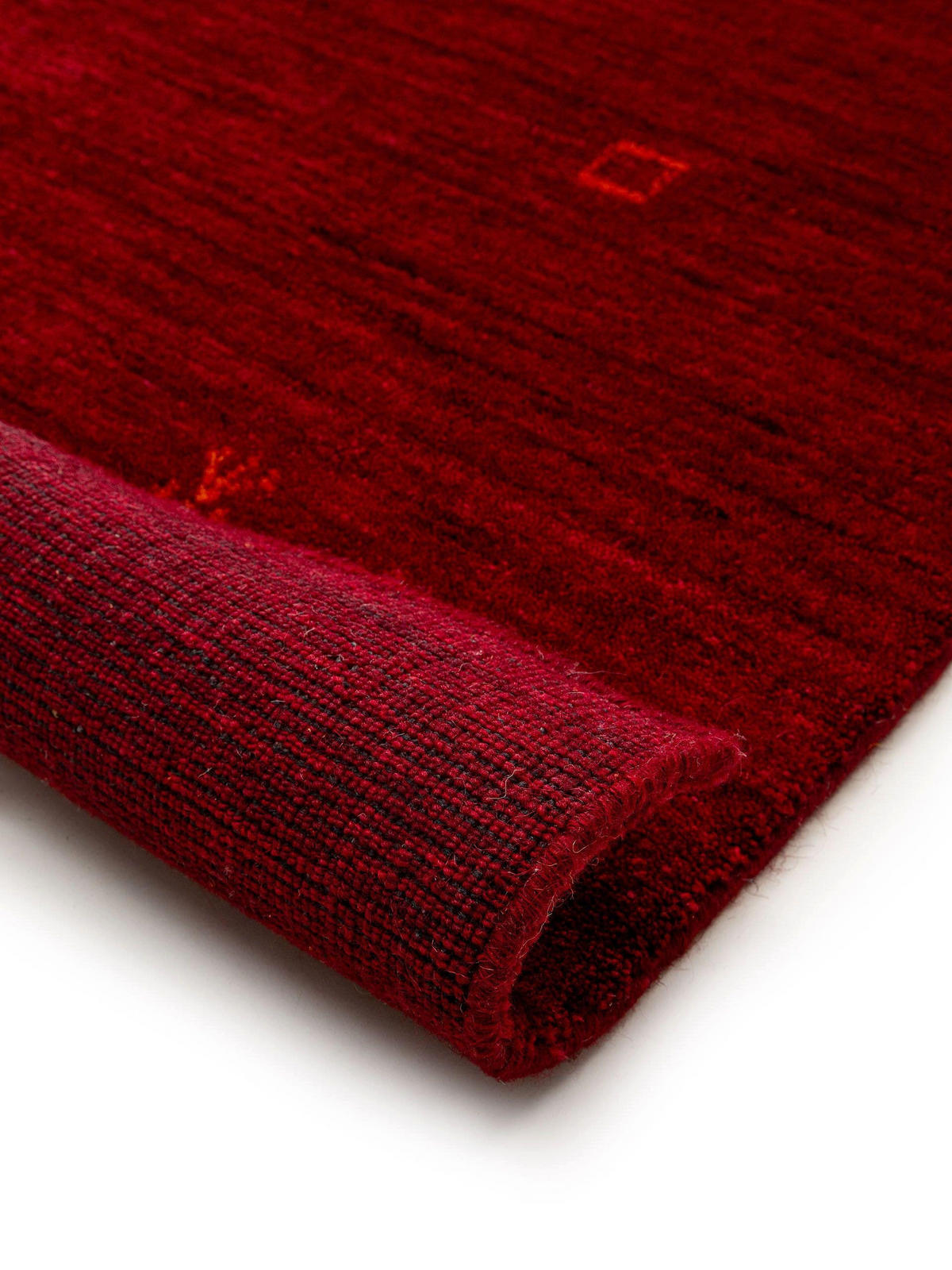 WOLLTEPPICH-LÄUFER Jamal Rot 80x250 cm - Rot, Textil (80/250cm) - benuta Nest