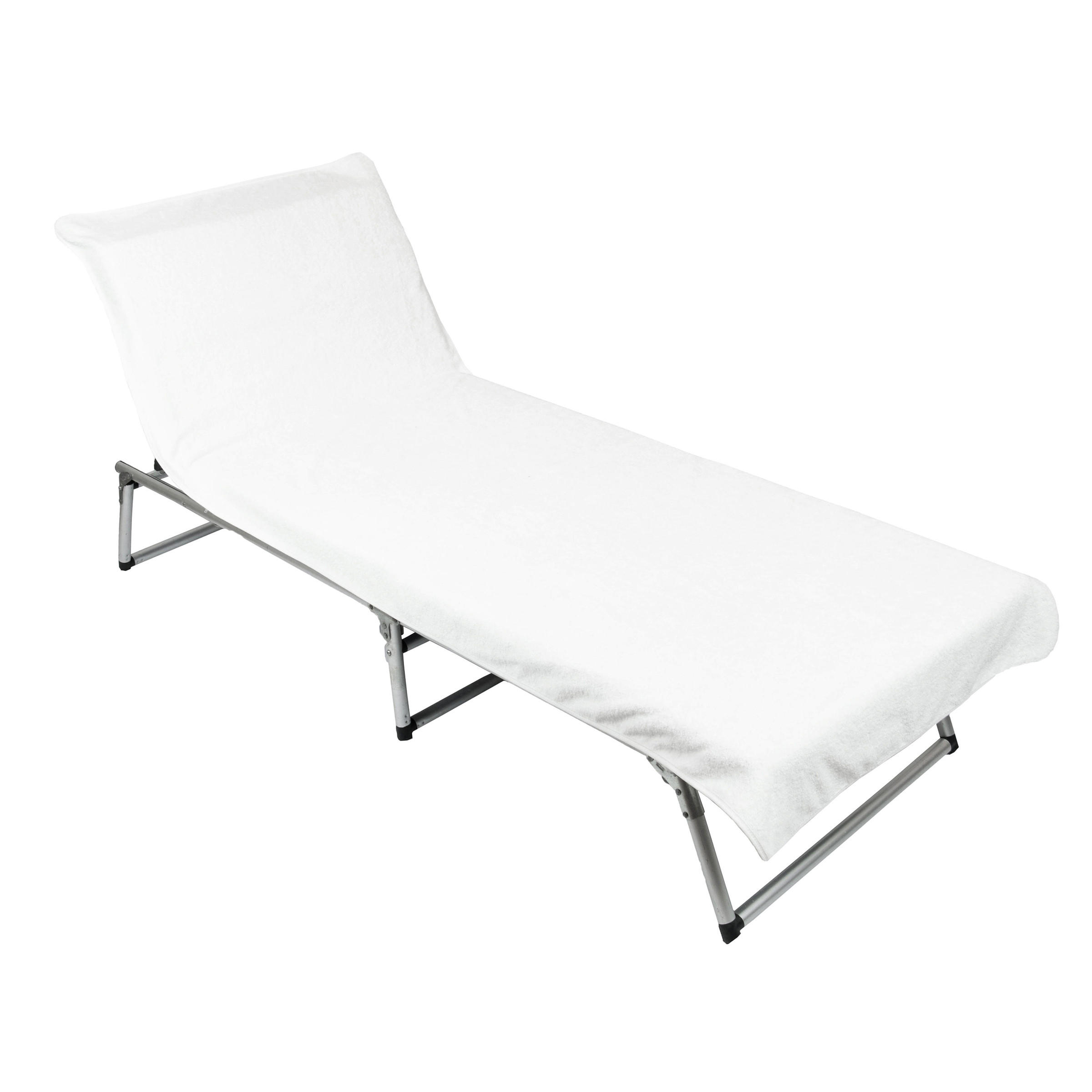 STRANDTUCH, 75x215 cm, 100% Baumwolle, Weiß - Weiß, Textil (75/215cm) - Zollner