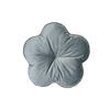 KISSEN-BLUME Samt&Sonders stein-grau 50 cm Ø - Grau, Textil (50cm) - beties Heimtextil