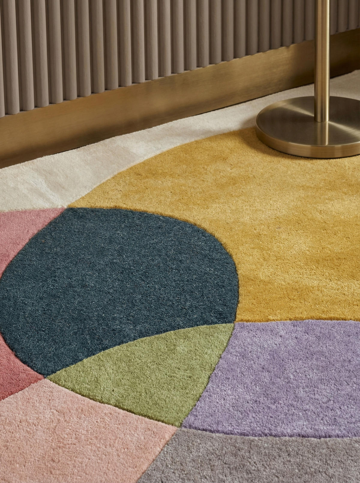 WOLLTEPPICH Abstrakt-Design mit farbakzente AIRE, Multi 160x230 cm - Multicolor, Textil (160/230cm) - KADIMA DESIGN