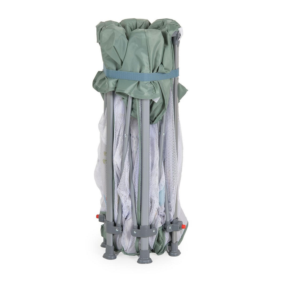 LAUFSTALL Playbox grün 139 x 118 cm, Matratze, Tragetasche, Öffnung, klappbar, Babyreisebett - Grün, Metall (118/74/139cm) - Cangaroo