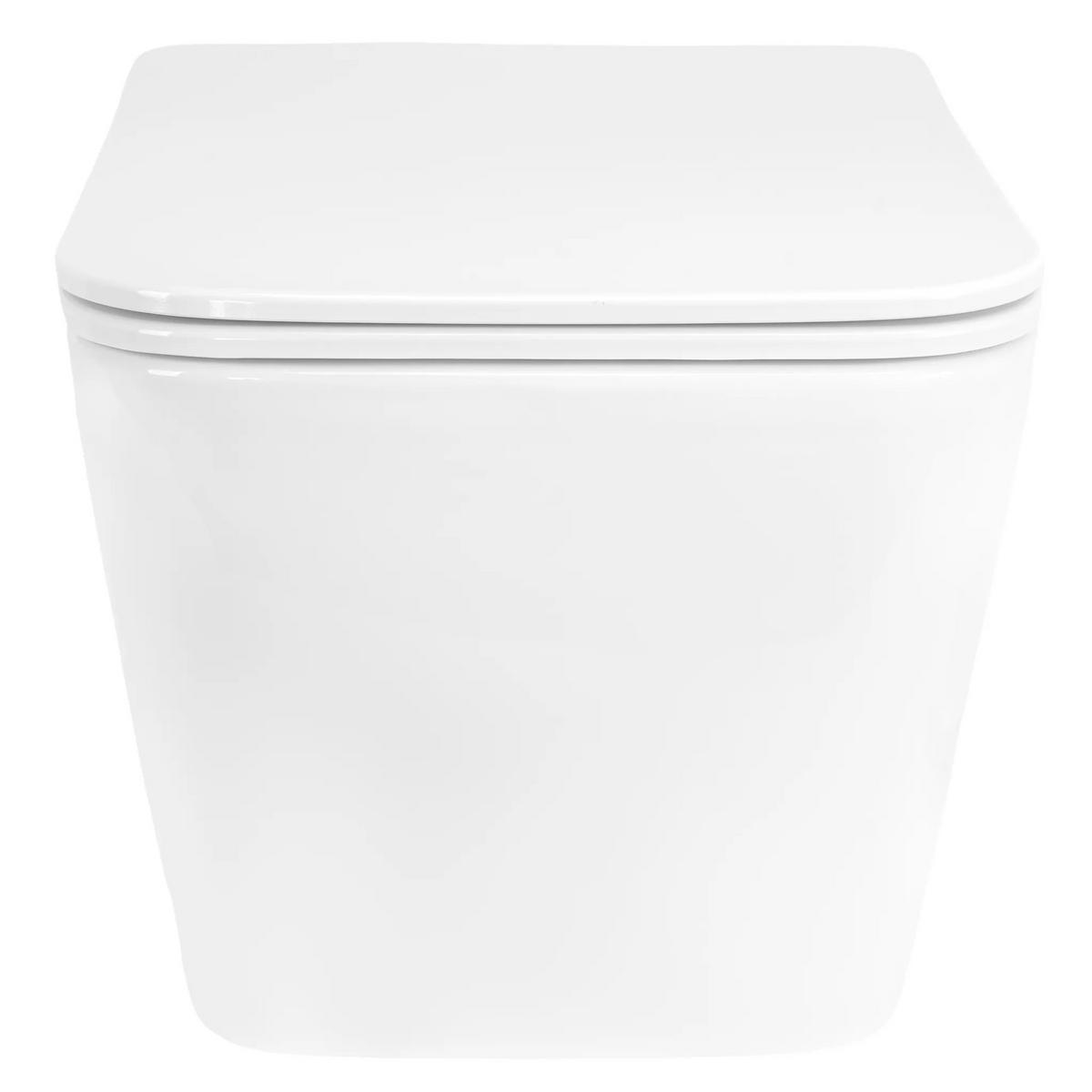 WC Schüssel Randlos Rea Julio Rimless - Weiß, Keramik (35.5/30/51.5cm) - REA