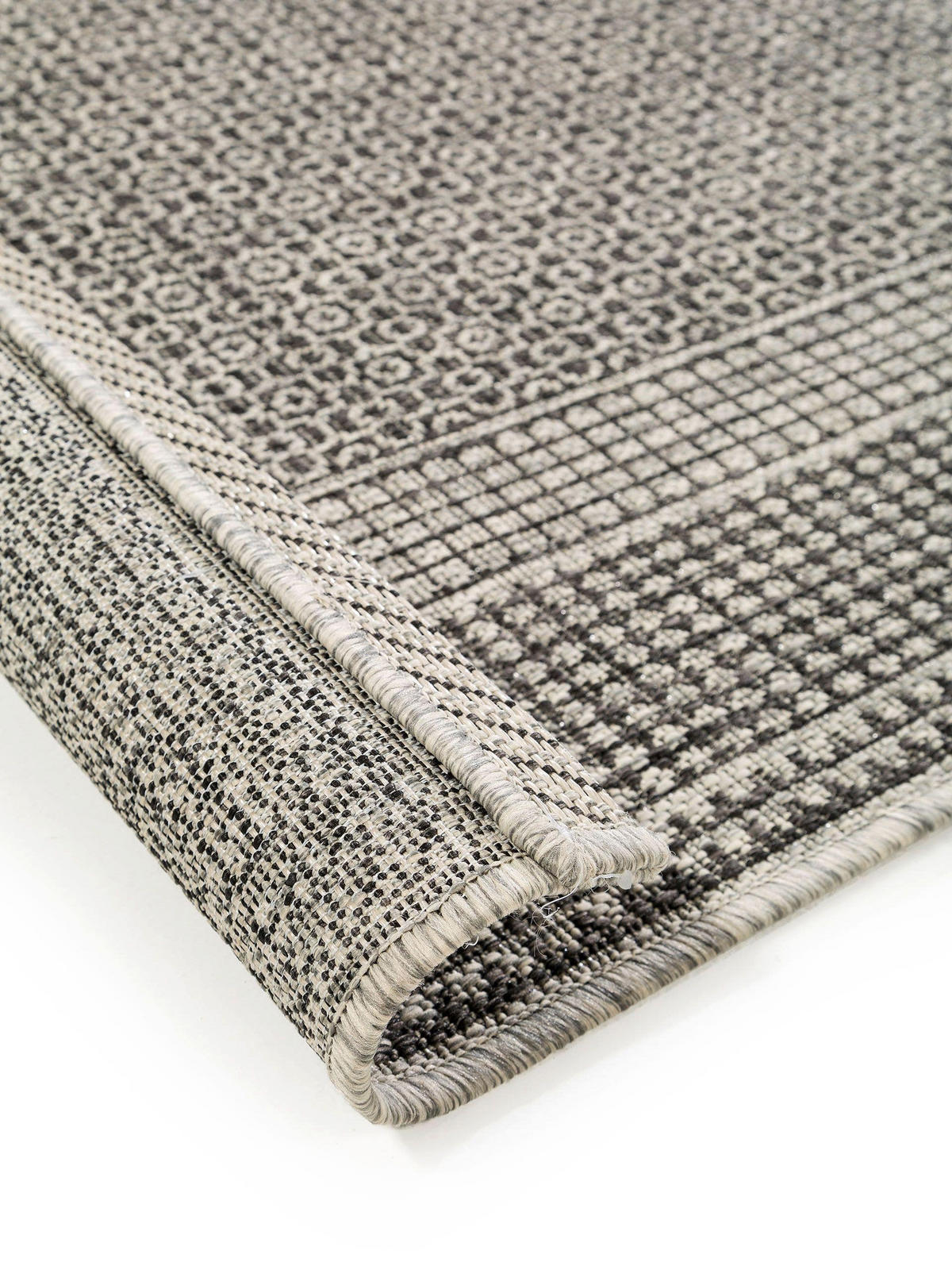 Outdoorteppich Cleo Anthrazit 80x150 cm - Anthrazit, Textil (80/150cm) - benuta Nest