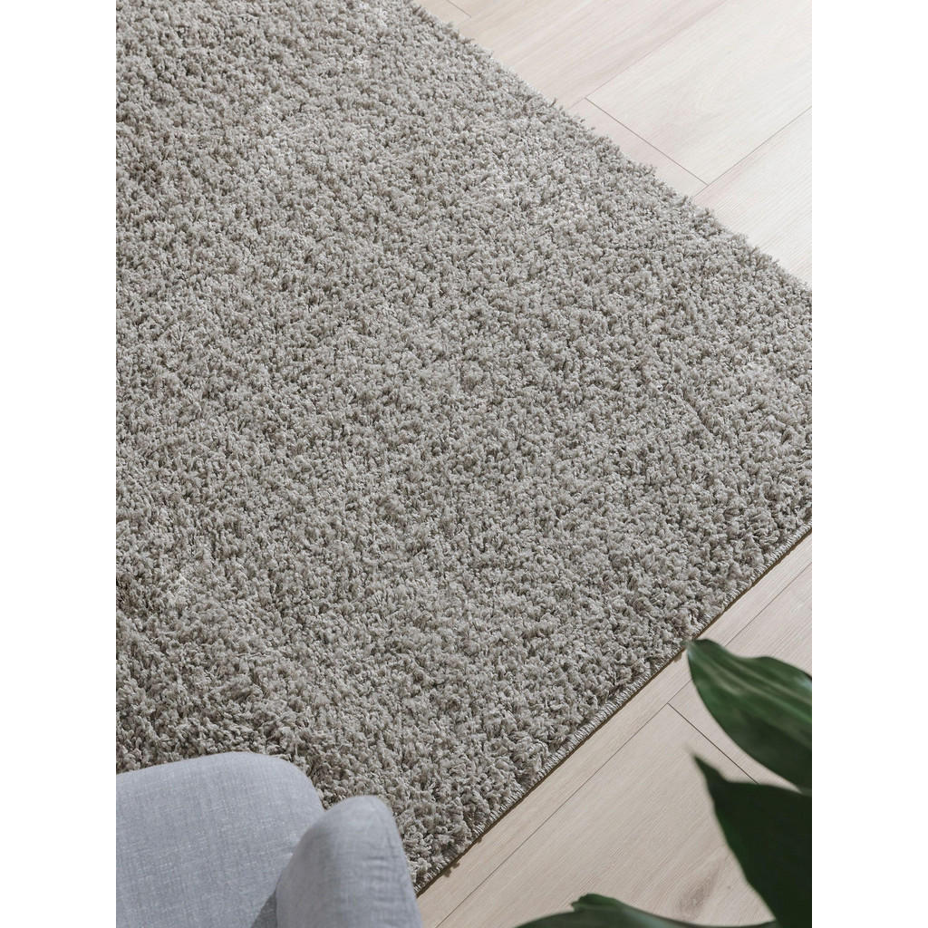 Thumbnail - benuta Hochflorteppich, Hellgrau, Kunststoff, Beton Optik, Rechteckig, 240x340 cm, Oeko-Tex® Standard 100, pflegeleicht,...