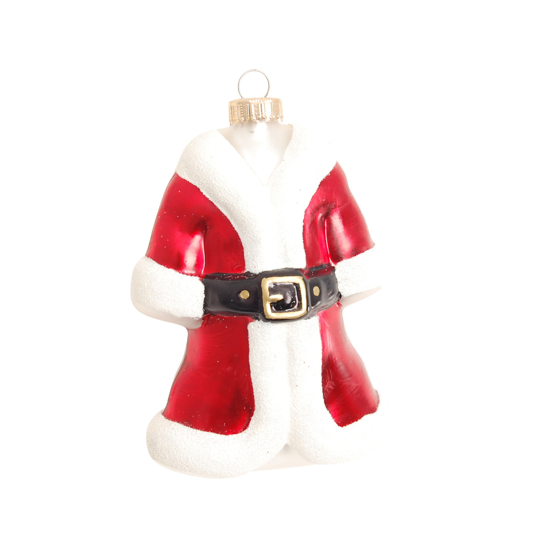 Krebs Glas Lauscha Christbaumschmuck Rot 7x10x4 cm