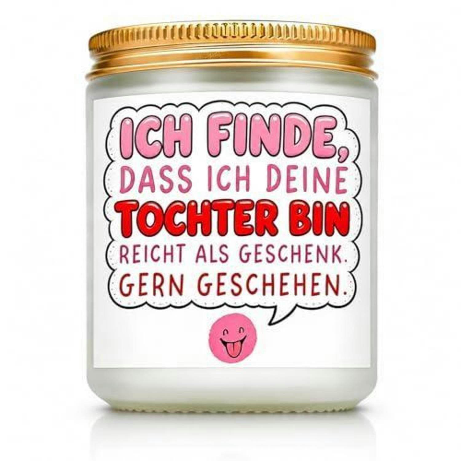 DUFTKERZE mit Spruch 3,5 OZ Lavendel Sojawachs - Multicolor, Glas (6.5cm)