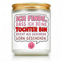 DUFTKERZE mit Spruch 3,5 OZ Lavendel Sojawachs - Multicolor, Glas (6.5cm)