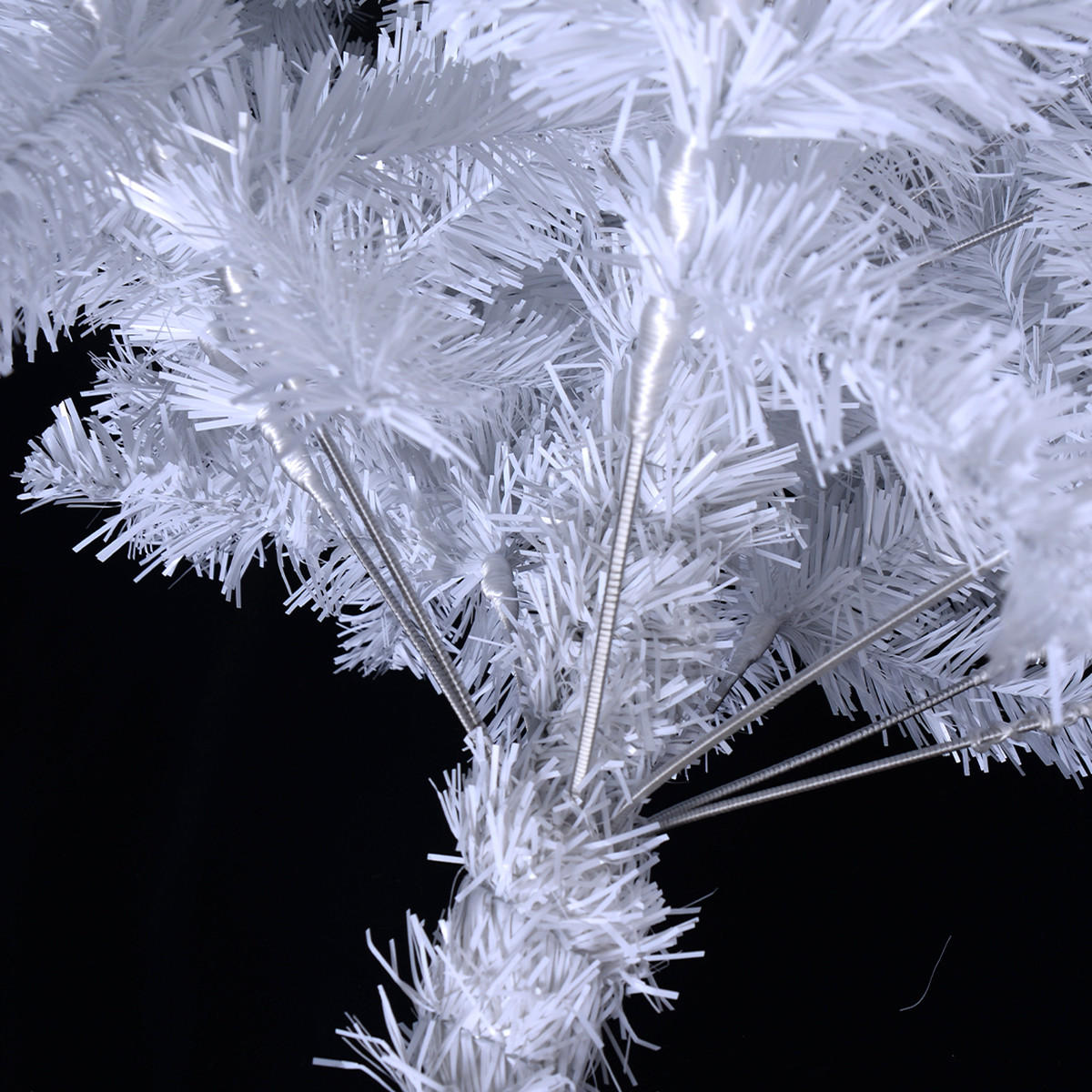 WEIHNACHTSBAUM Weiß - Weiß, Kunststoff (180cm) - COSTWAY