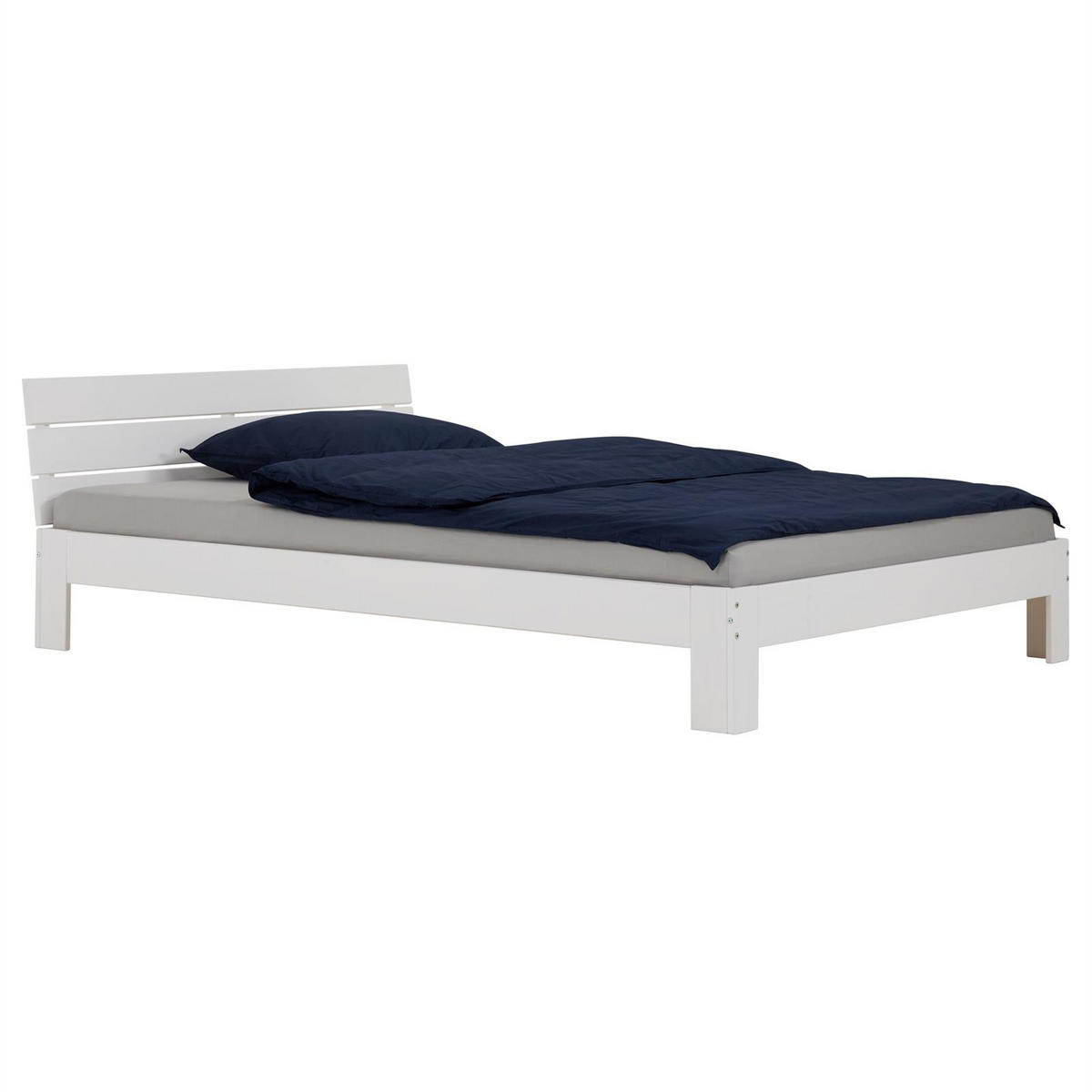DOPPELBETT THOMAS 140X200 CM - Weiß, Holz (140/200cm) - IDIMEX