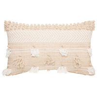 ZIERKISSEN Cot Sand 30/50 cm - Beige, Naturmaterialien (30/50cm) - Atmosphera Createur d´interieur