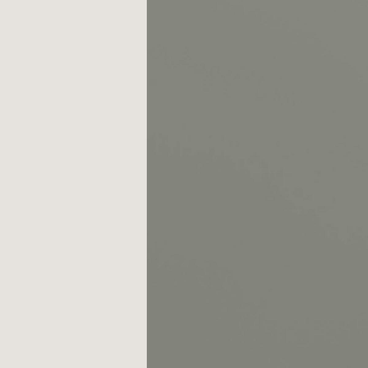 ECKHÄNGESCHRANK Bonn W14/60 grau / reed green matt 60 / 60 / 96cm - Grau/Grün, Holz/Holzwerkstoff (60/96/60cm) - Feldmann-Wohnen