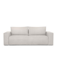3-SITZER-SOFA NAPI II mit Schlaffunktion, weiß - Weiß, Textil (244/89/101cm) - KONSIMO®