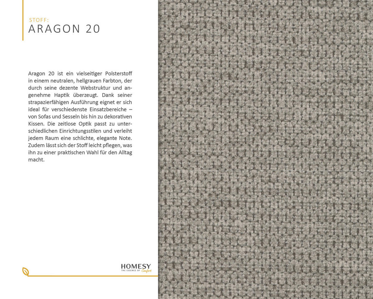 ECKSOFA Bellano Ecksofa L-Form- links oder rechts montierbar, grau - Grau, Holz (243/156cm) - Homesy