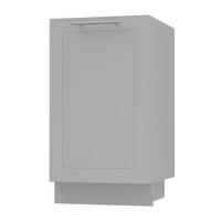 KÜCHENUNTERSCHRANK Kvantum D1D/45 Dust Grey Matt / Grau Matt 45 / 50 / 82cm - Grau, Holz/Holzwerkstoff (45/82/50cm) - Feldmann-Wohnen