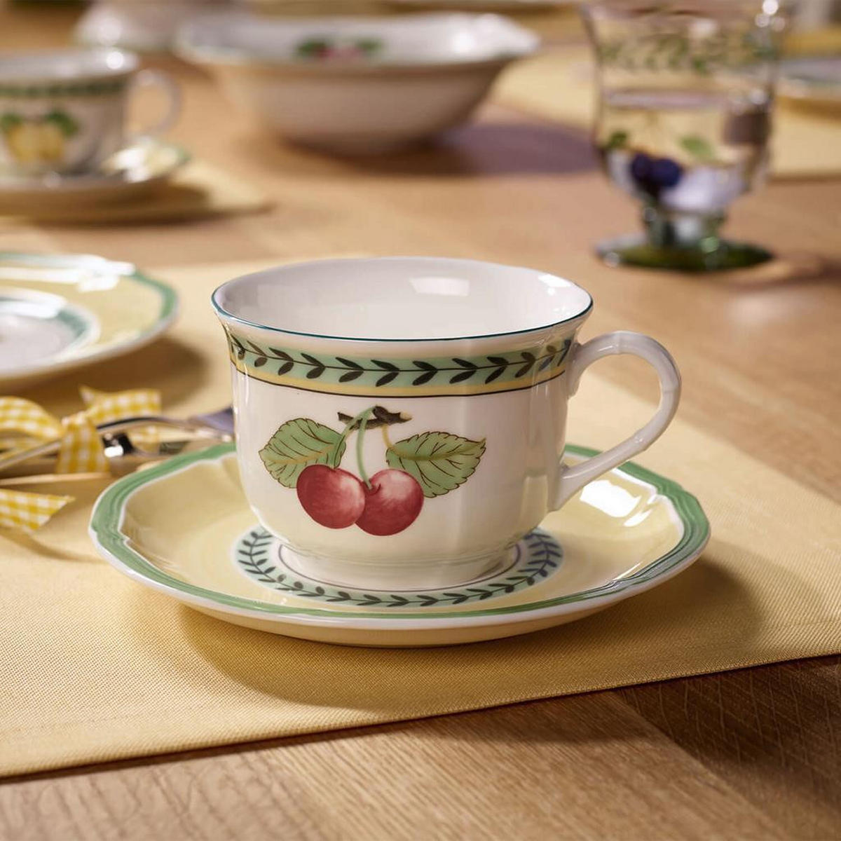 SUPPENUNTERTASSE French Garden Fleurence bunt ø 17 cm - Multicolor, Keramik (17cm) - Villeroy & Boch