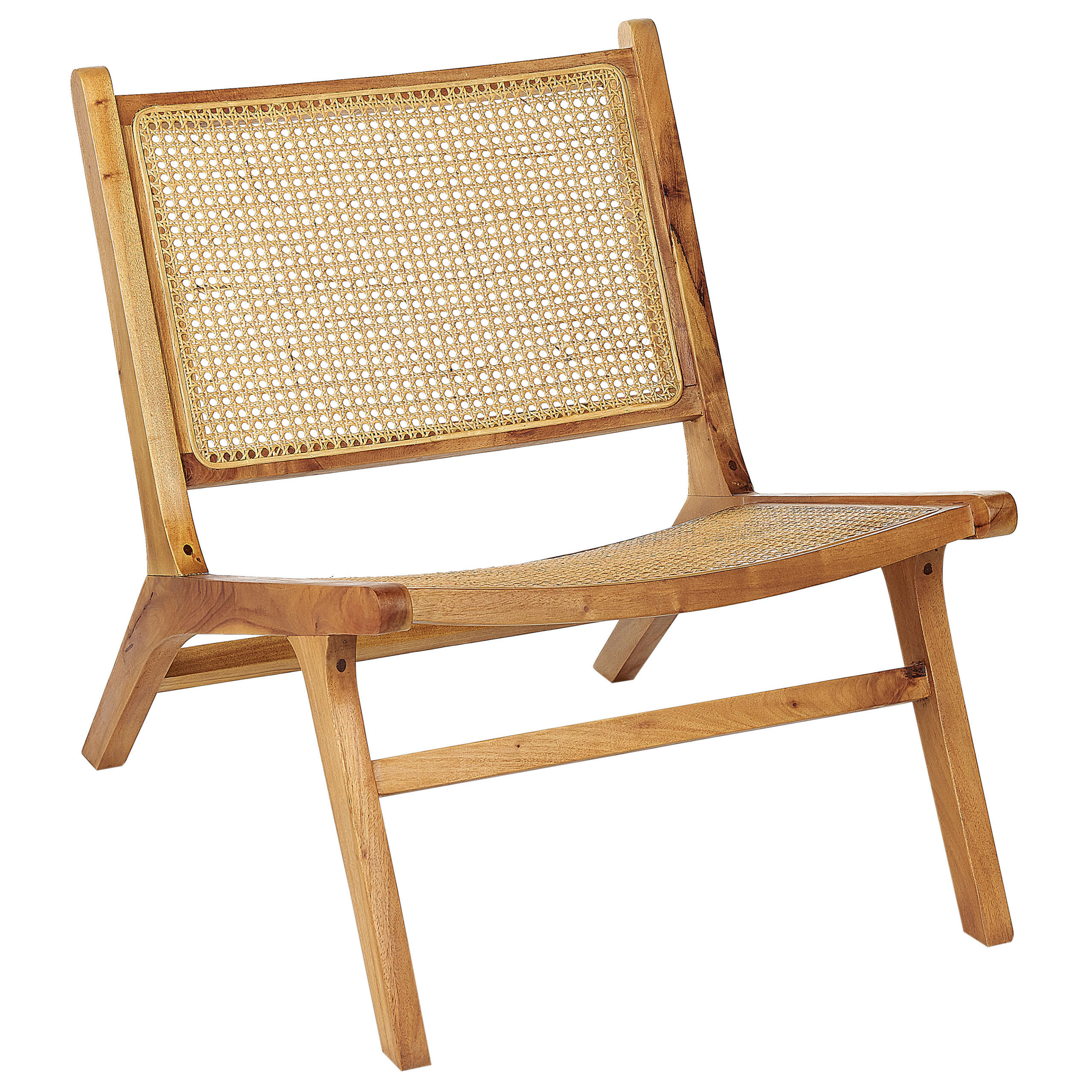 FASZÉK Rattanfonat Természetes Middletown - natúr, fa (60/72/83cm) - Beliani