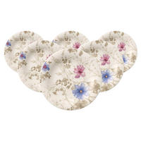 FRÜHSTÜCKSTELLER Mariefleur Gris Basic bunt ø 21,5 cm 6er Set - Multicolor, Keramik (21.5cm) - Villeroy & Boch